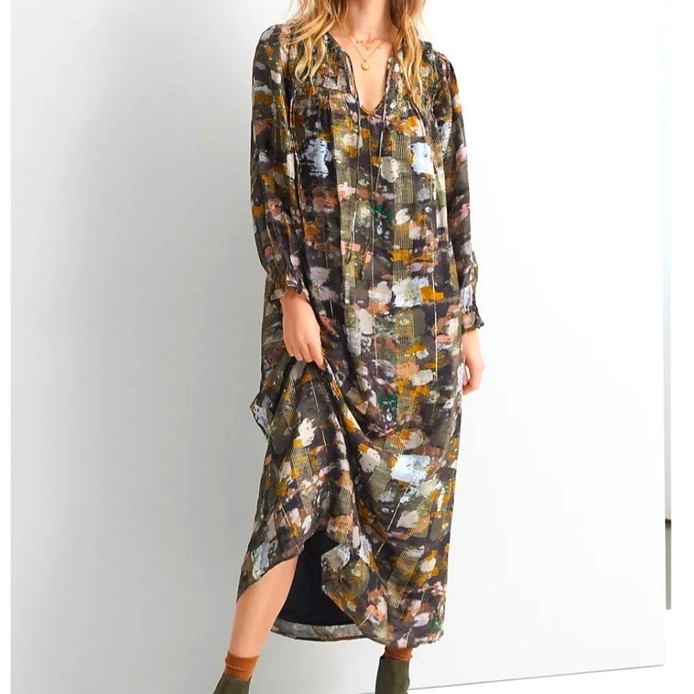 💥BUY 2 GET 1 FREE Blair Shimmer Maxi Dress Size XS by Anthropolgie